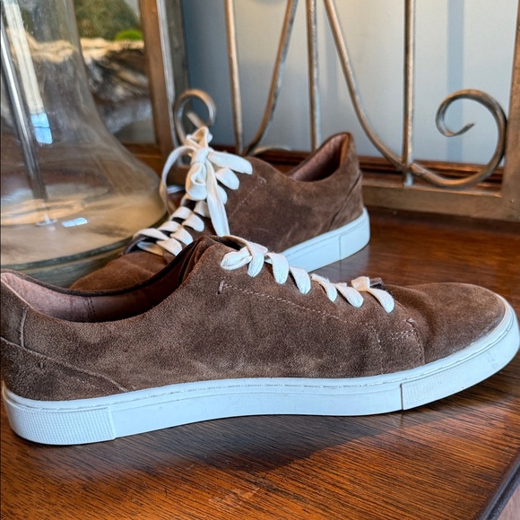 Frye Ivy low lace Brown Suede women’s Sneakers size 8 - Picture 7 of 12
